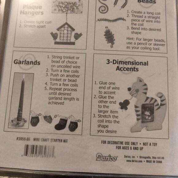 Darice Wire Coiling Kit Craft Starter Kit Tool Cutter - Picture 8 of 11
